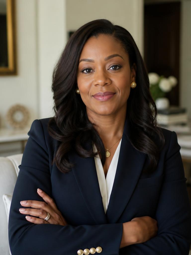 Portrait of a Nigerian businesswoman in a blazer